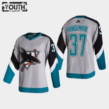 San Jose Sharks tröja Frederik Handemark 37 2020-21 Reverse Retro Authentic - NHL Tröjor Barn